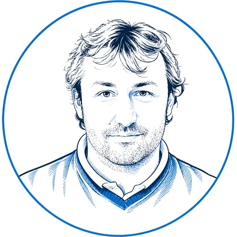 Ritratto illustrato di Francesco Baldi
